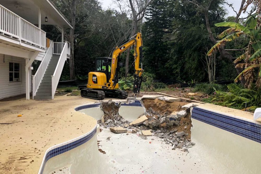 Swimming Pool Demolition Sacramento